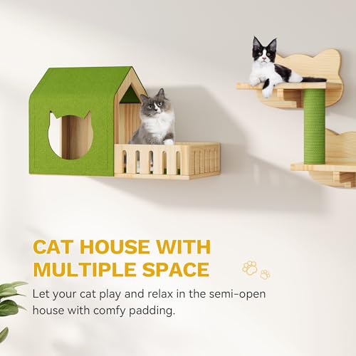 YITAHOME Pet Activity Structure in 21 pieces, Burlywood