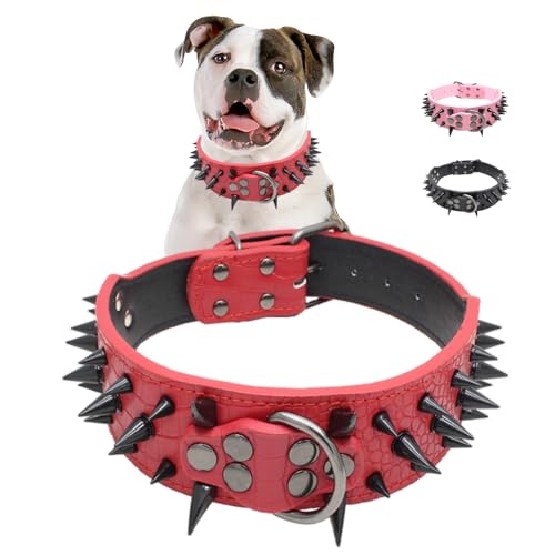 YOUALSO Animal Collar in XS for Neck 15-18", Red1