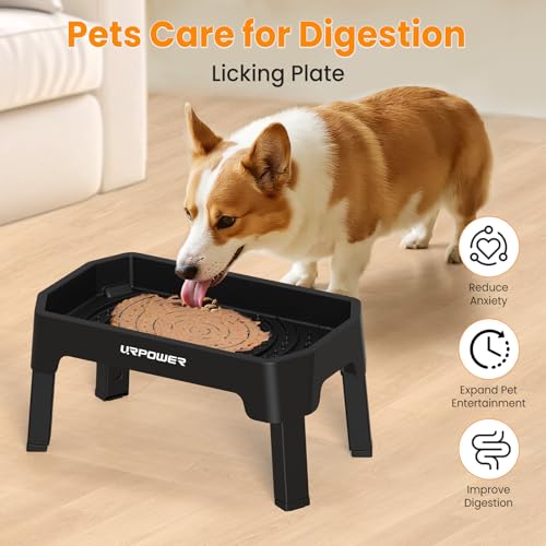 URPOWER Pet Feeder in Large, Black