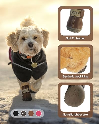 WINSOON Paw Hoof Protector in 2, Dark Brown