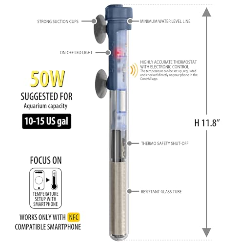 Sicce Immersion Heater in 50 Watt (10-15 Gallon)