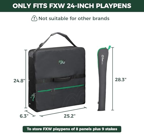 FXW Carrier Bag Case in 24 inch(2 Packs), Black