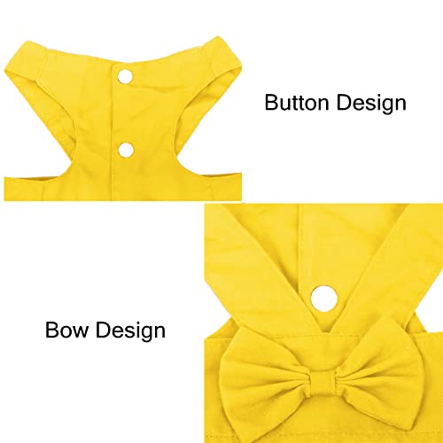 apott Pet Apparel in Small, Yellow