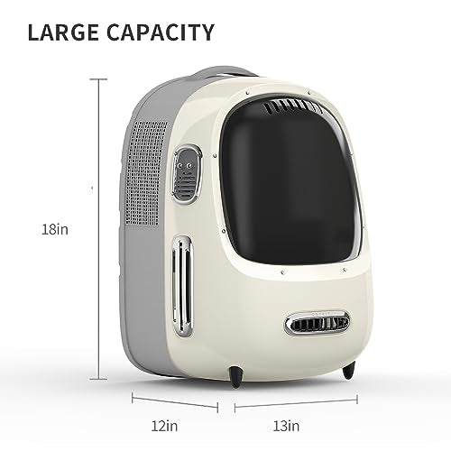 PETKIT Animal Carrier in 13.0"L x 12.0"W x 18.0"H, White