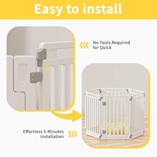 Gupamiga Pet Playpen in White