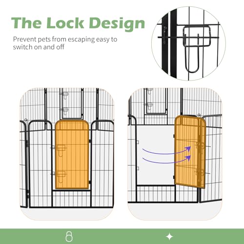 FDW Pet Playpen in Black