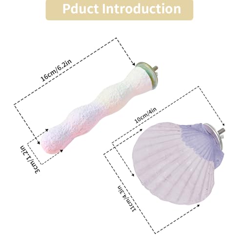 YOOSO WING Animal Perch in one size, Coral Purple