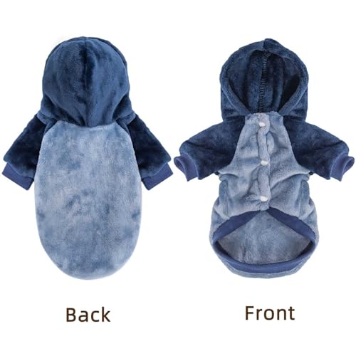 FABRICASTLE Pet Apparel in XX-Small, Blue-Navy