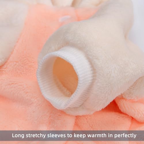 FABRICASTLE Pet Apparel in XX-Small, Peach-Cream
