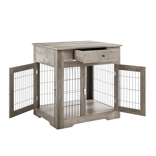 NicBex Animal Cage in 31.5"L x 22.64"D x 30.59"H, Antique Brown