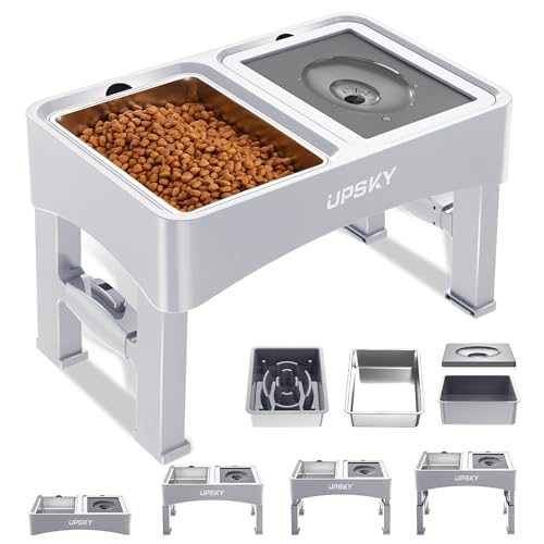 UPSKY Pet Feeder in E-3-in-1 (White)