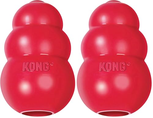 KONG Pet Toy in X-Small (Pack of 2), Red