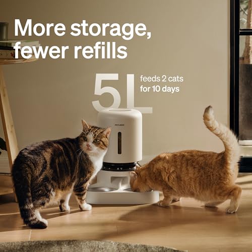 PETLIBRO Pet Feeder in Dual Tray with WiFi, White