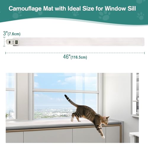 SEERWAY Pet Supplies in 46"x 3" Strip, Transparent