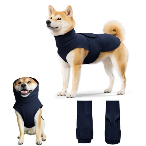 Haloumoning Pet Apparel in X-Small, Navy Blue