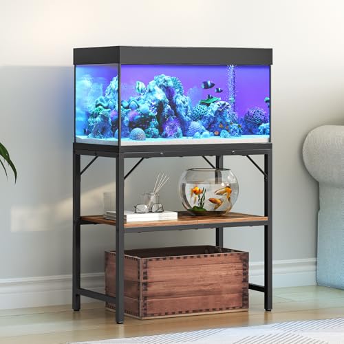 MAHANCRIS Item Stand in 30 Gallon, Rustic Brown