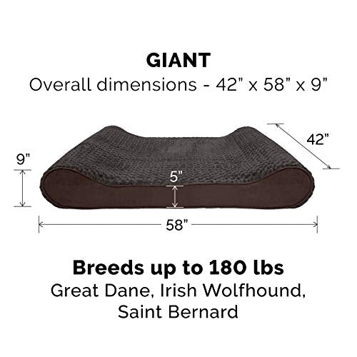 Furhaven Pet Bed Mat in Giant, Ultra Plush (Chocolate)