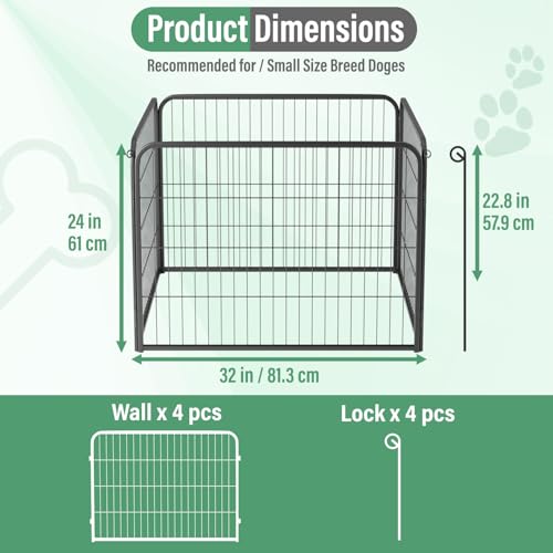 FDW Pet Playpen in Black