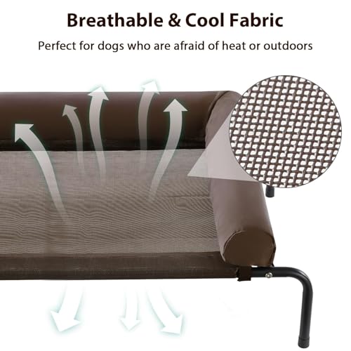 RRPETHOME Pet Bed Mat in 54.0"L x 34.0"W x 8.0"Th, Brown
