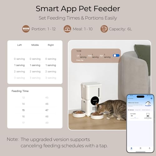 Chloraeon Pet Feeder in Warm White