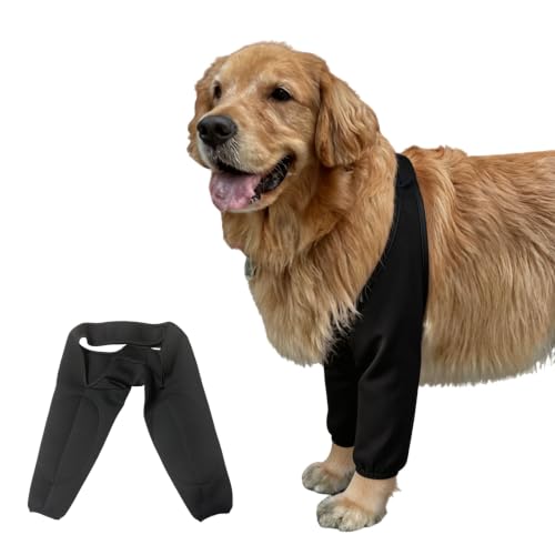 Harikaji Pet Supplies in L-Length 9'' Girth<8.2'', Black Waterproof (Pad Upgrade)
