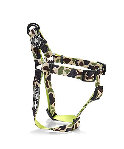 Wolfgang Man & Beast Animal Harness in Medium (5/8 Inch x 16-24 Inch), FuzzyTails Print