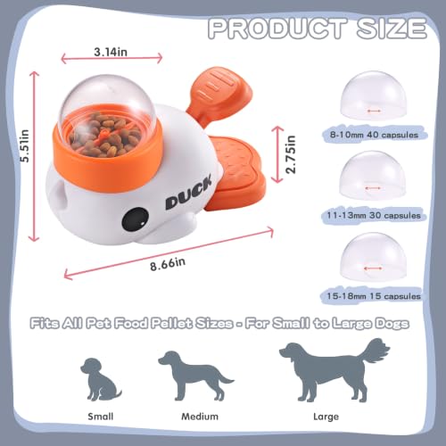 Star&Mi Pet Feeder in Duck-White