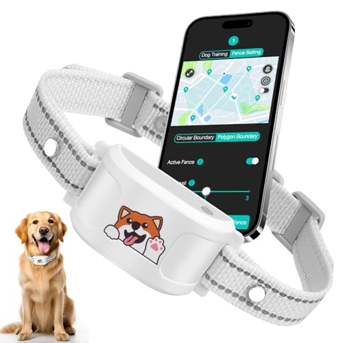 KJEFYPETZN Animal Collar in white-1