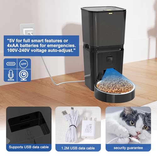 SIATELOO Pet Feeder in Large, Matte black