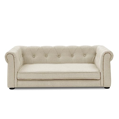 KEIKI Pet Bed Mat in 39" x 23.6" x 15", Beige