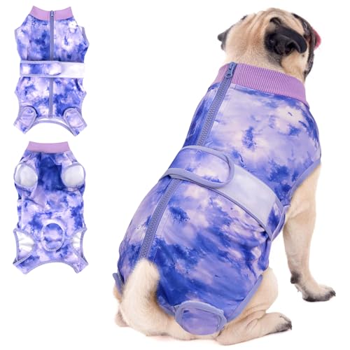 SlowTon Pet Apparel in Medium, 2.Purple - 100% Polyester