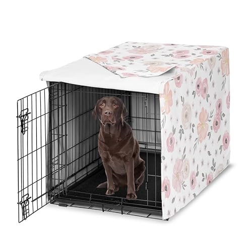 Sweet Jojo Designs Animal Cage in 42in. x 28.5in. x 30in., Pink and Grey Watercolor