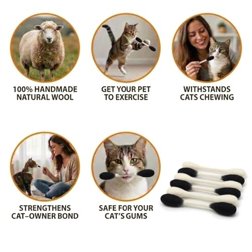 Glaciart One Pet Toy in Regular, Monochrome Swabs