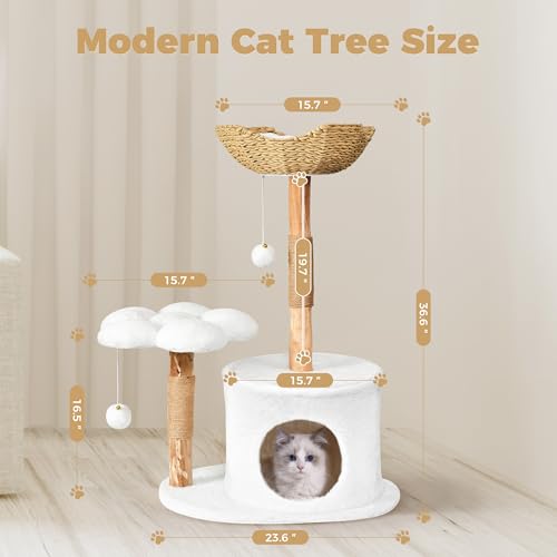 Easyego Pet Activity Structure in 36.6'', White
