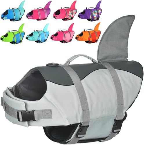 Doglay Pet Apparel in Small, Grey-Shark