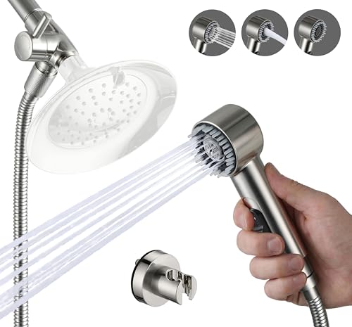 V-Frankness Showerhead in 78 Inches Hose, Brushed Nickel