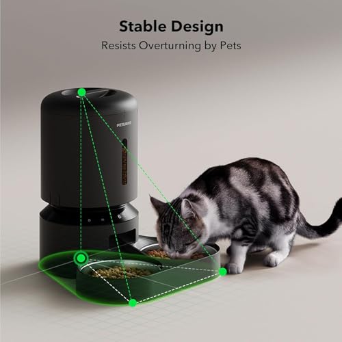 PETLIBRO Pet Feeder in Dual Tray with WiFi, Black