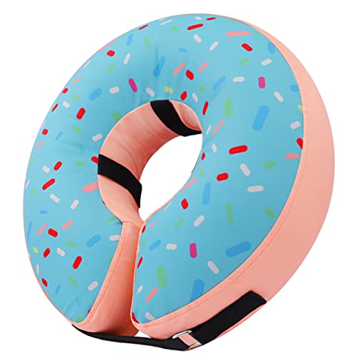 Supet Animal Recovery Collar Cone in XL(Neck 14"-18"), Donut Blue