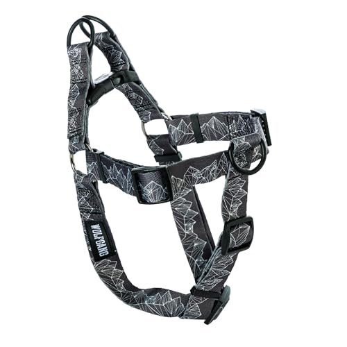 Wolfgang Man & Beast Animal Harness in Small (5/8 Inch x 12-18 Inch), WolfMountain Print