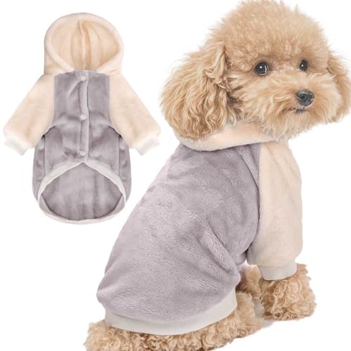 FABRICASTLE Pet Apparel in XX-Small, Lightgrey-Cream