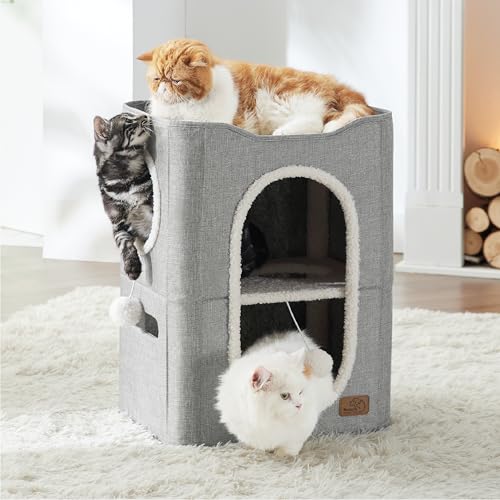 Bedsure Pet Activity Structure in Double, Grey