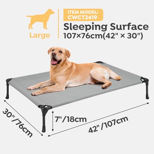 Veehoo Pet Bed Mat in 42.0"L x 30.0"W x 7.0"Th, 2Packs- Grey