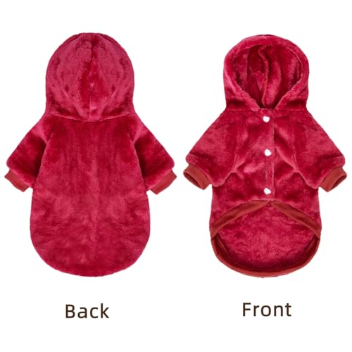 FABRICASTLE Pet Apparel in XX-Small, Wine red