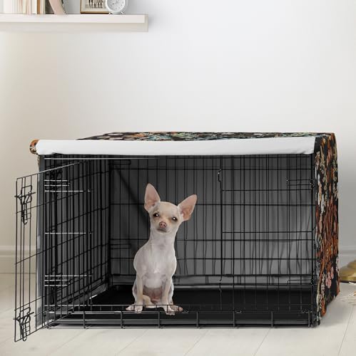 Sweet Jojo Designs Animal Cage in 24.0"L x 20.0"W x 18.5"H, Wild Flower Black