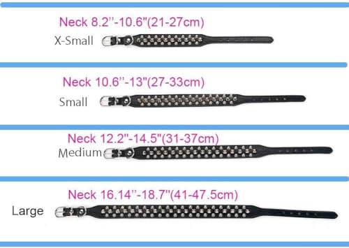 PSPORT Animal Collar in XXS(Neck 6-8"), Black