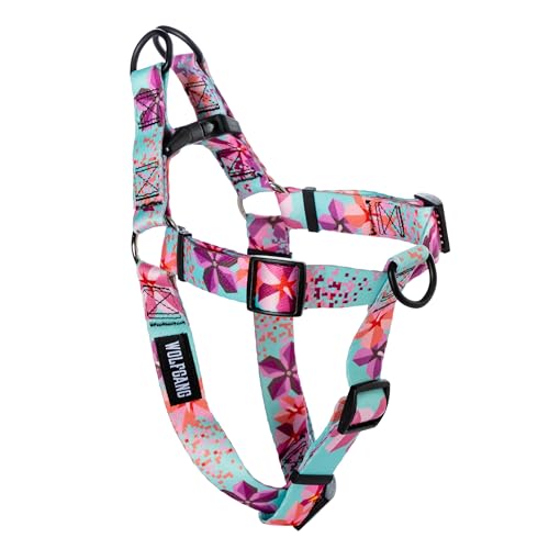 Wolfgang Man & Beast Animal Harness in Small (5/8 Inch x 12-18 Inch), DigiFloral Print