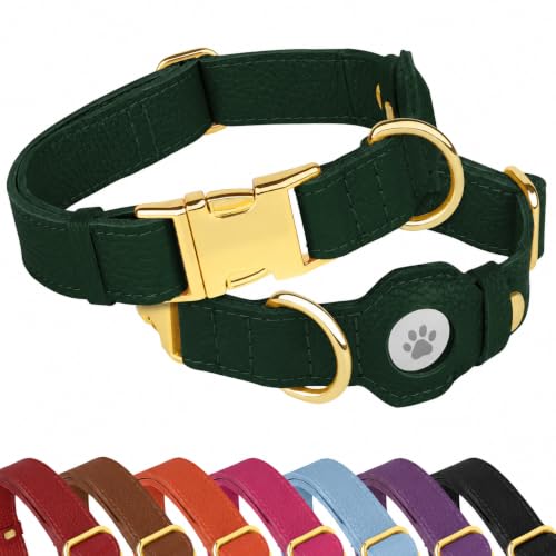 BUDKAS Animal Collar in XS, 9"-12" Neck Fit, Green