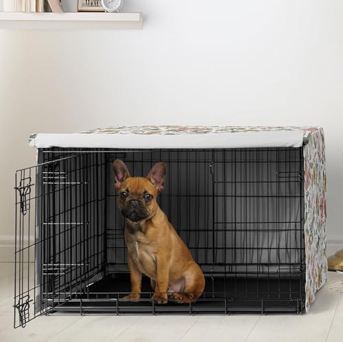 Sweet Jojo Designs Animal Cage in 30.0"L x 21.0"W x 19.5"H, Vintage Floral Pink and Green