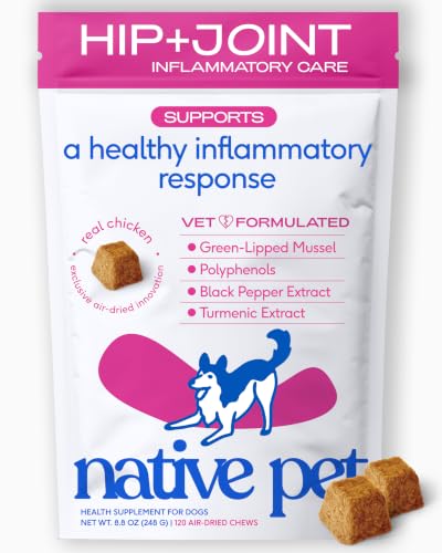 Native Pet Animal Nutritional Supplement in 120 Servings, Inflammatory Care