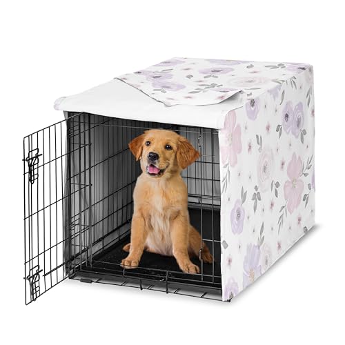 Sweet Jojo Designs Animal Cage in 36.0"L x 23.5"W x 24.0"H, Purple Watercolor